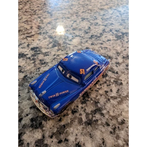 Disney Pixar Cars Doc Hudson Fabulous Hudson Hornet Blue Diecast Cover