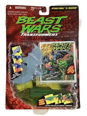 KENNER 90s Transformers Beast Wars Optimus Primal VS Megatron Action Figure Toy - Image 1 of 4