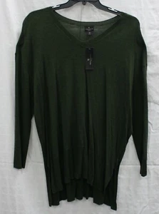 WORTHINGTON WOMANS RICH AVACADO PULLOVER SLANT CUT SIZE XL SWEATER / DRESS NEW - Picture 1 of 8