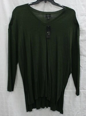 WORTHINGTON MUJER RICO AGUACATE JERSEY CORTE INCLINADO TALLA XL SUÉTER/VESTIDO NUEVO Foto 1 de 4