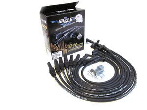 EAGLE BLK 9mm Ignition Spark Plug Leads fits HEI 302-351 Cleveland Over V/Cover. - Picture 1 of 4