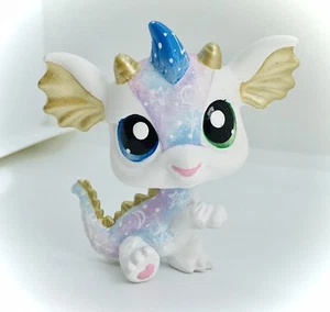 Baby Dragon Galaxy Roble Personalizado Pintado a Mano con Accesorios Littlest Pet Shop - Imagen 1 de 5