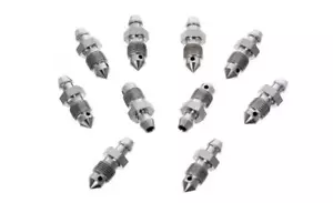 EDELSTAHL Bremsentlüftungsschrauben M10X1 passend für Brembo Bremssättel 0039SSx10 - Bild 1 von 3