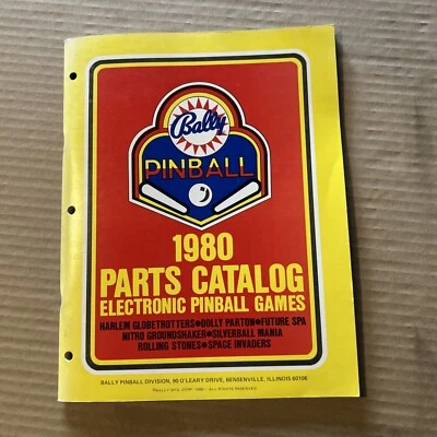 1980 Parts Rolling Stones Dolly Parton Super Bowl Bally pinball MACHINE manual - Image 1 of 4