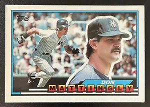 1989 Topps Big DON MATTINGLY #50 Yankees - Foto 1 di 2