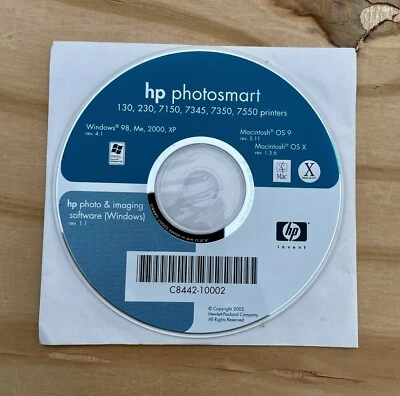 2002 HP Photosmart C8442-10002 Photo & Imaging Software For Windows Rev. 1.1 - Image 1 of 2