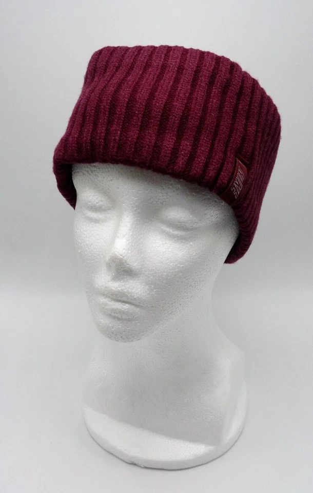 Nike Knit Wide Headband Adult Unisex Dark Beetroot/Black/Silver