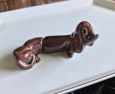 🌟Salero y Pimentero Retro Kitsch Dachshund Perro Salchicha Perro Años 50’s Foto 1 de 4