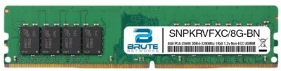 SNPKRVFXC/8G - Dell Compatible 8GB DDR4-3200Mhz 1Rx8 1.2v Non-ECC UDIMM - Image 1 of 3