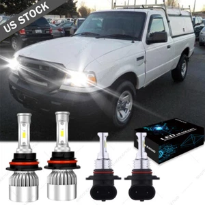 6000K LED Headlight & Fog Light Bulbs Kit For Ford Ranger 2001-2011 Super Bright - Bild 1 von 11
