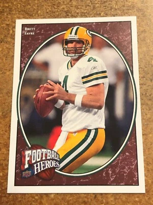 2008 Upper Deck Football Heroes # 8 Brett Favre - Image 1 of 4