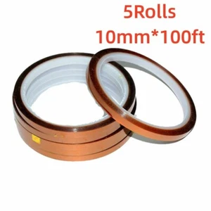 5 Rolls 10mm*30m Heat Resistant Tapes Sublimation Press Transfer Thermal Tape - Picture 1 of 9