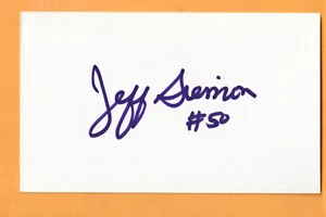 Carta Jeff Siemon Minnesota Vikings AUTO firmata 3x5 Stanford Cardinale - Foto 1 di 2