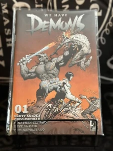 We Have Demons #1 Capullo CVR LTD 1500 firmato esclusivo Greg Capullo con certificato di autenticità - Foto 1 di 7