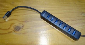 iDsonix USB Hub 3.0, 7 Port for Laptop or desktop - Picture 1 of 5