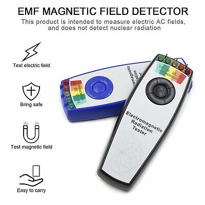 Ghost Hunting Detector Portable EMF Magnetic Field Detector 5 LED Gauss Meter • 28.89€