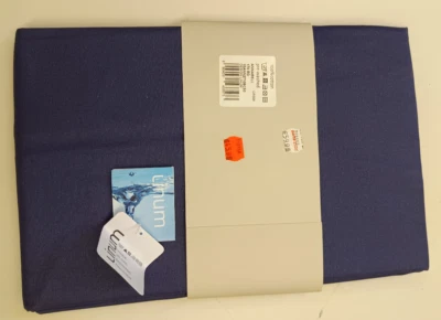 * LINUM beschichtete Runde 170cm Tischdecke geölt 100% Baumwolle NEU Blau geölt - Bild 1 von 4