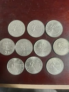 Münzensammlung 1980 Olympia 20 zl Gedenkmünzen Set - Bild 1 von 1