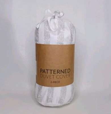 Conjunto de 2 peças de capa de edredom e farsa estampada XL dupla e dupla nova - Imagem 1 de 4