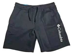 Columbia Men's Trek Relaxed Fit Stretch Logo Print Shorts - Black - Size: L - Picture 1 of 11