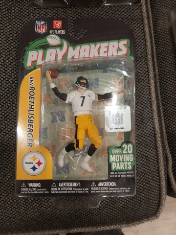 Ben Roethlisberger Pittsburgh Steelers Playmakers Figure NIB NFL 2012 McFarlane Cover