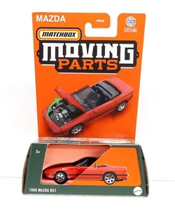 2024 Matchbox Moving Parts Red 1988 Mazda RX7 Car Diecast 1/64 - A - Picture 1 of 4