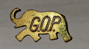 Vintage Metal Republican - GOP Pin #738 Grand Old Party - Bild 1 von 2