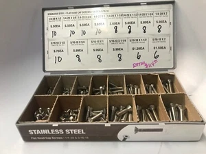 Flat Head Caps Screws STAINLESS STEEL 1/4-20 & 5/16-18 - Picture 1 of 5