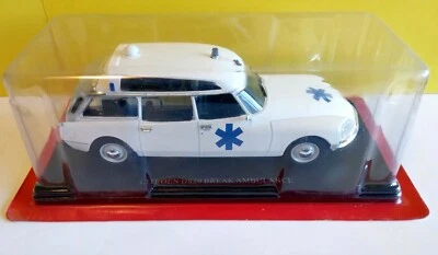 DIE CAST CITROEN DS20 BREAK AMBULANCE - 1974  SCALA 1/24 (#27) - Immagine 1 di 3
