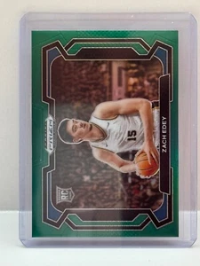 2024-25 Panini Prizm Draft Picks ZACH EDEY Variation Green RC Rookie - Picture 1 of 2
