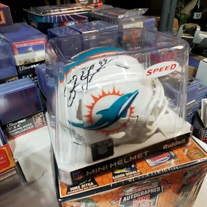 Authentic Jason Taylor autographed signed Mini Helmet NFL Miami Dolphins JSA COA - Picture 1 of 10