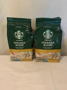 Starbucks Veranda Mischung gemahlener Kaffee blond geröstet 18 Oz Menge 2 große Beutel - Bild 1 von 3