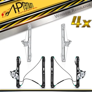 4Pcs Front & Rear Power Window Regulator for BMW E46 323i 325xi 328i 330i 330xi - Picture 1 of 8