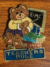 E=MC2 Math Teachers Rule Pin Free Shipping