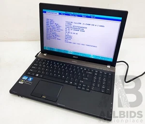 ACER TRAVELMATE 15.6in 6595 Intel i5@ 2.5ghz / 8gb / 256gb SSD / DVDRW / WIN 10 - Picture 1 of 3