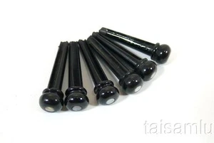 Alfileres de madera de ébano hechos a mano de alta calidad con punto MOP-3 mm, falda: 5,50 mm, EP5T - Imagen 1 de 3