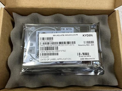 X7NC4 1XK233-157 Dell Compellent 2.4TB 10K SAS 12G 2.5" HDD 0X7NC4 ST2400MM0159 - Image 1 of 4