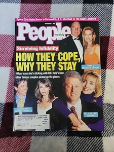 People Magazine Sept 7 1998, Surviving Infidelity, Clinton, Gifford. Hurley Ln - Bild 1 von 19