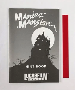 "MANIAC MANSION" HINWEISBUCH mit DECODER-STREIFEN von LucasFilm Games - Bild 1 von 8