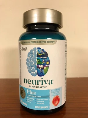 Neuriva Brain Performance Plus Fresa 50 Gomitas Ct Exp 12/2025+ NUEVO Foto 1 de 3