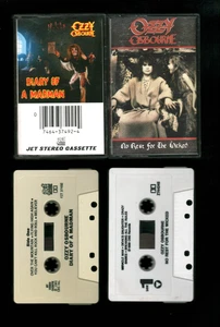 Lot 2 Ozzy Osbourne Cassettes Diary Of A Madman (no press pad) + No Rest Wicked - Picture 1 of 3