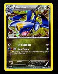 2012 Pokemon GARCHOMP Dragons Exalted COSMOS HOLO Foil Rare Set Card 91/124 NM - Picture 1 of 5