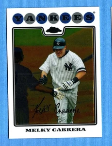 2008 Topps Chrome #58 Melky Cabrera New York Yankees - Picture 1 of 1