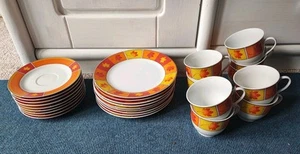 Porzellan Flirt R&B,Kaffeegeschirr für 9 Personen,Ritzenhoff Breker,Ahornblatt - Bild 1 von 6