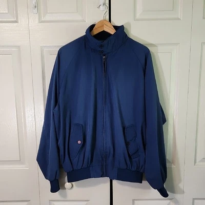 Chaqueta de bombardero vintage Eric Allen para hombre azul Herrington talla 2X grande golf informal años 80 Foto 1 de 4