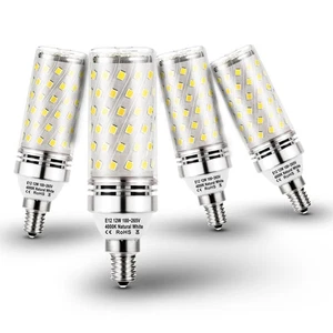 E12 100 watt Replacement Led Candelabra Bulbs, E12 12W Led Candle Light Bulbs... - Picture 1 of 6