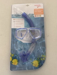 Máscara Scout de Arrecife Speedo Dive Junior + Combo de Snorkel Azul Océano Edades 6-14 NUEVO - Imagen 1 de 6