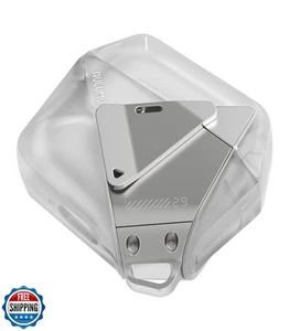 Aulumu A29 Geometric AirPods 4 Case with Lock | Protective Cover with Nylon B - Picture 1 of 5