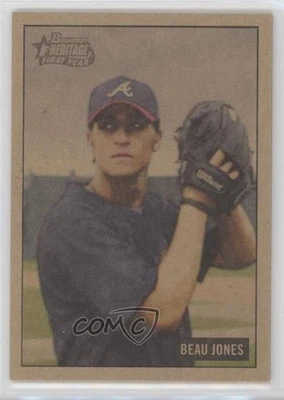 2005 Bowman Heritage Mahogany Beau Jones #347 Rookie RC - Image 1 of 2