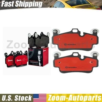 Kit de pastillas de freno delanteras traseras Brembo OE cerámica para Porsche 911 2006 2007 2008 Foto 1 de 4